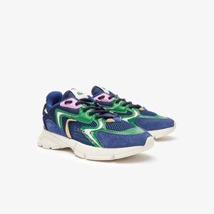 Lacoste Women Green & Blue Sneakers